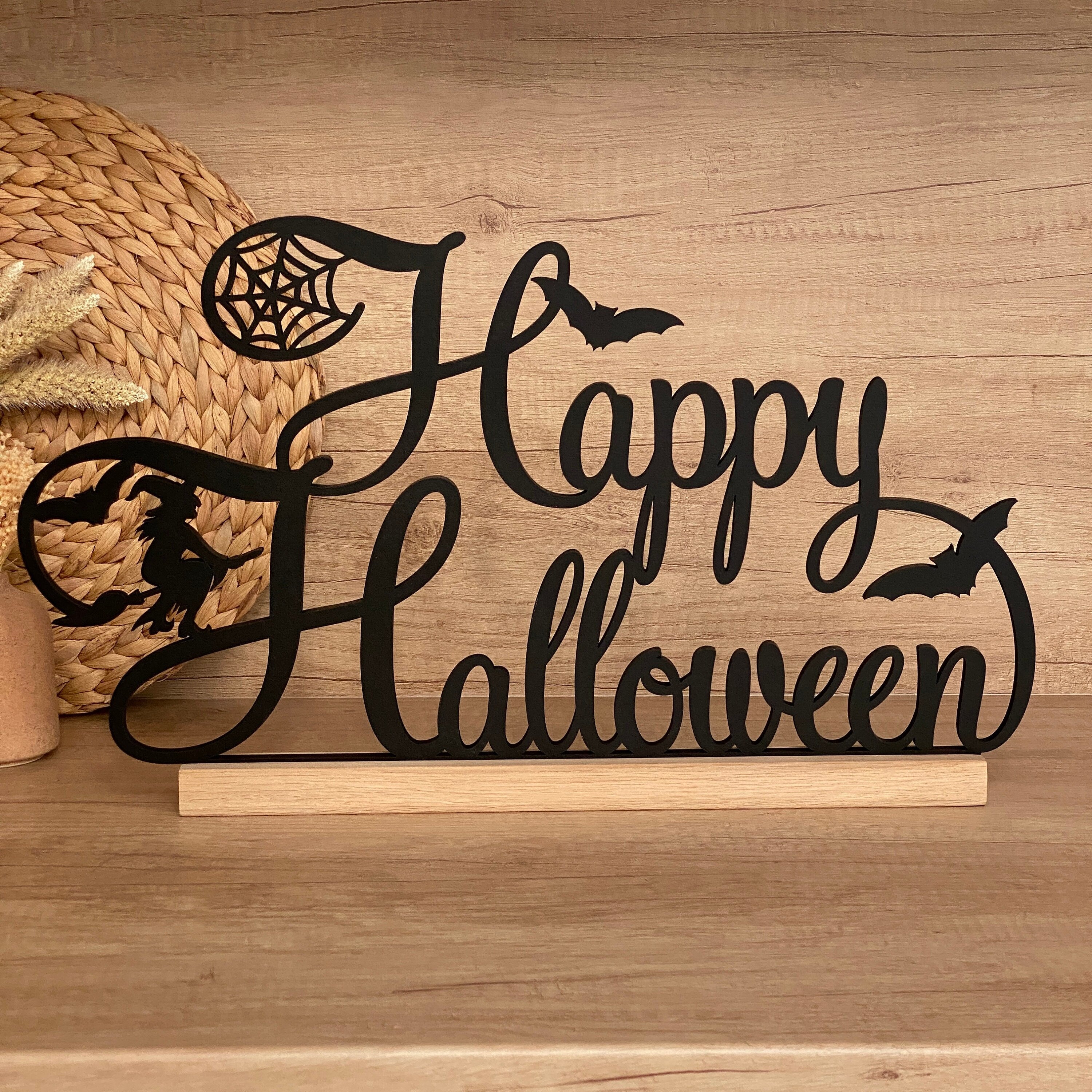 Freestanding Happy Halloween Sign