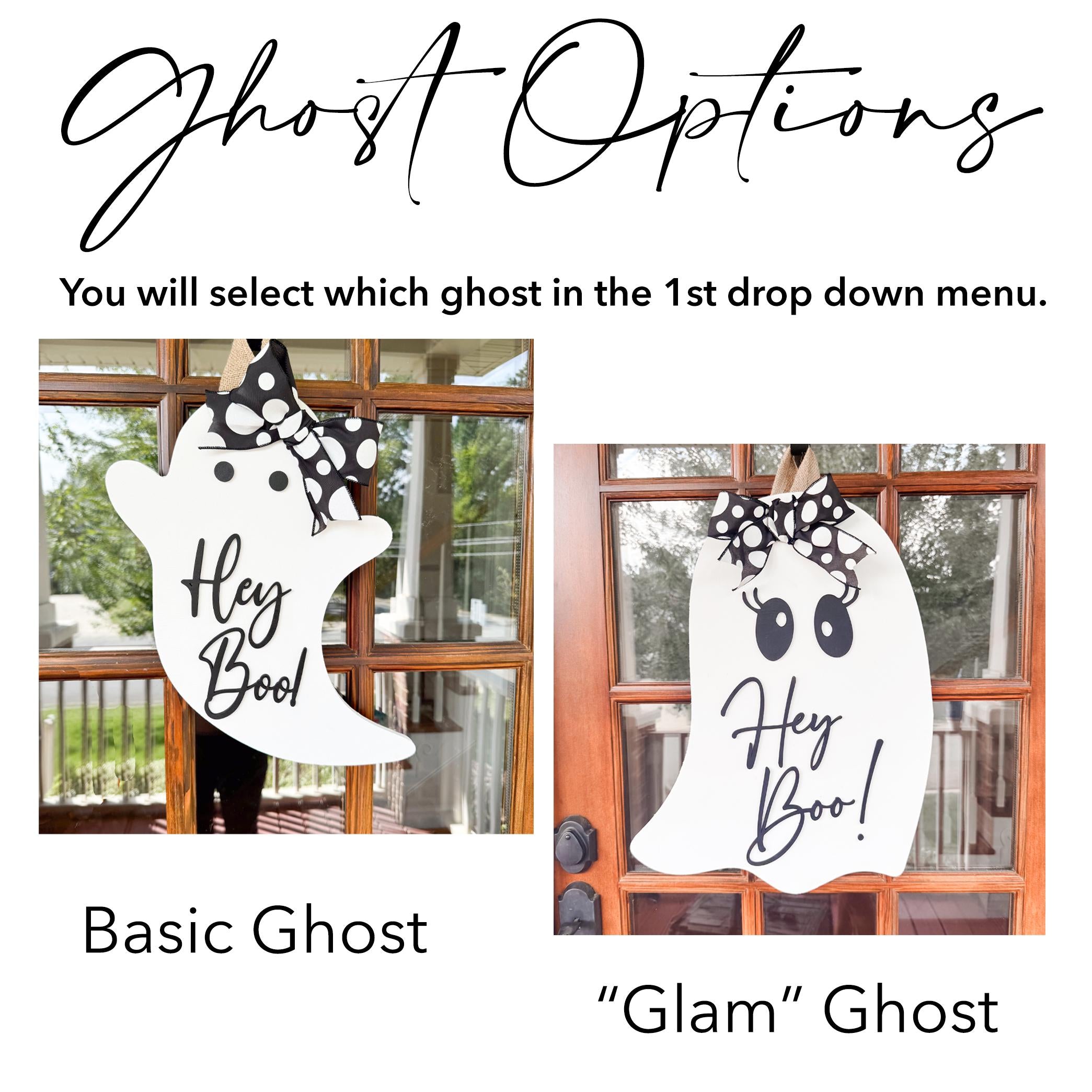 Ghost Door Hanger - Halloween Door Hanger