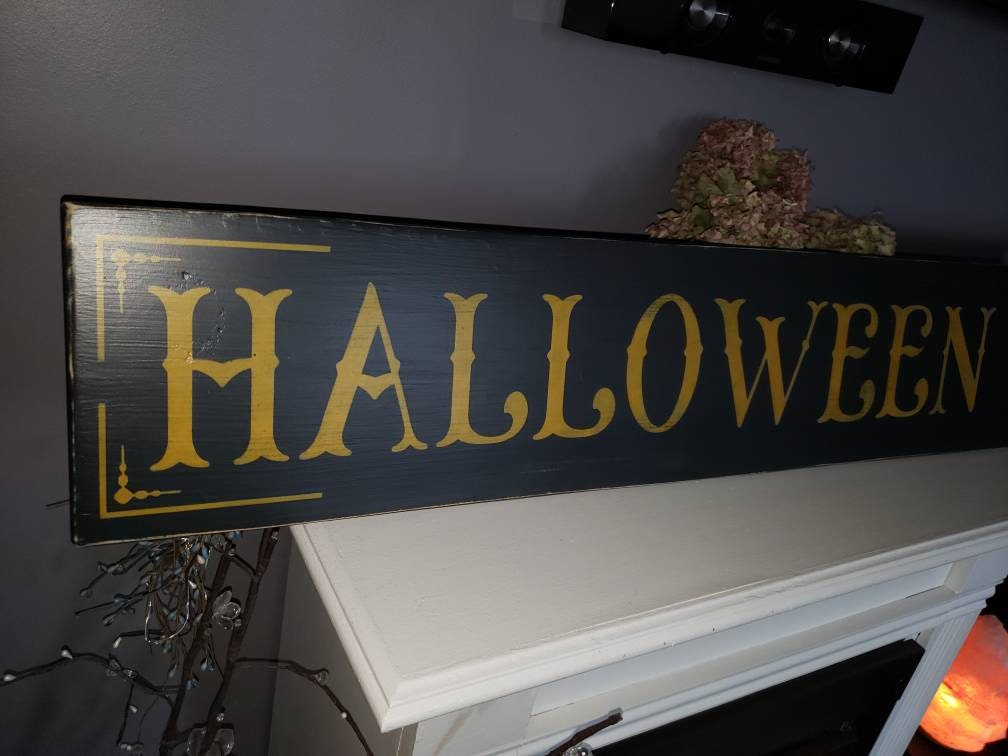 Hocus Pocus Sign Large Horizontal Halloween Sign