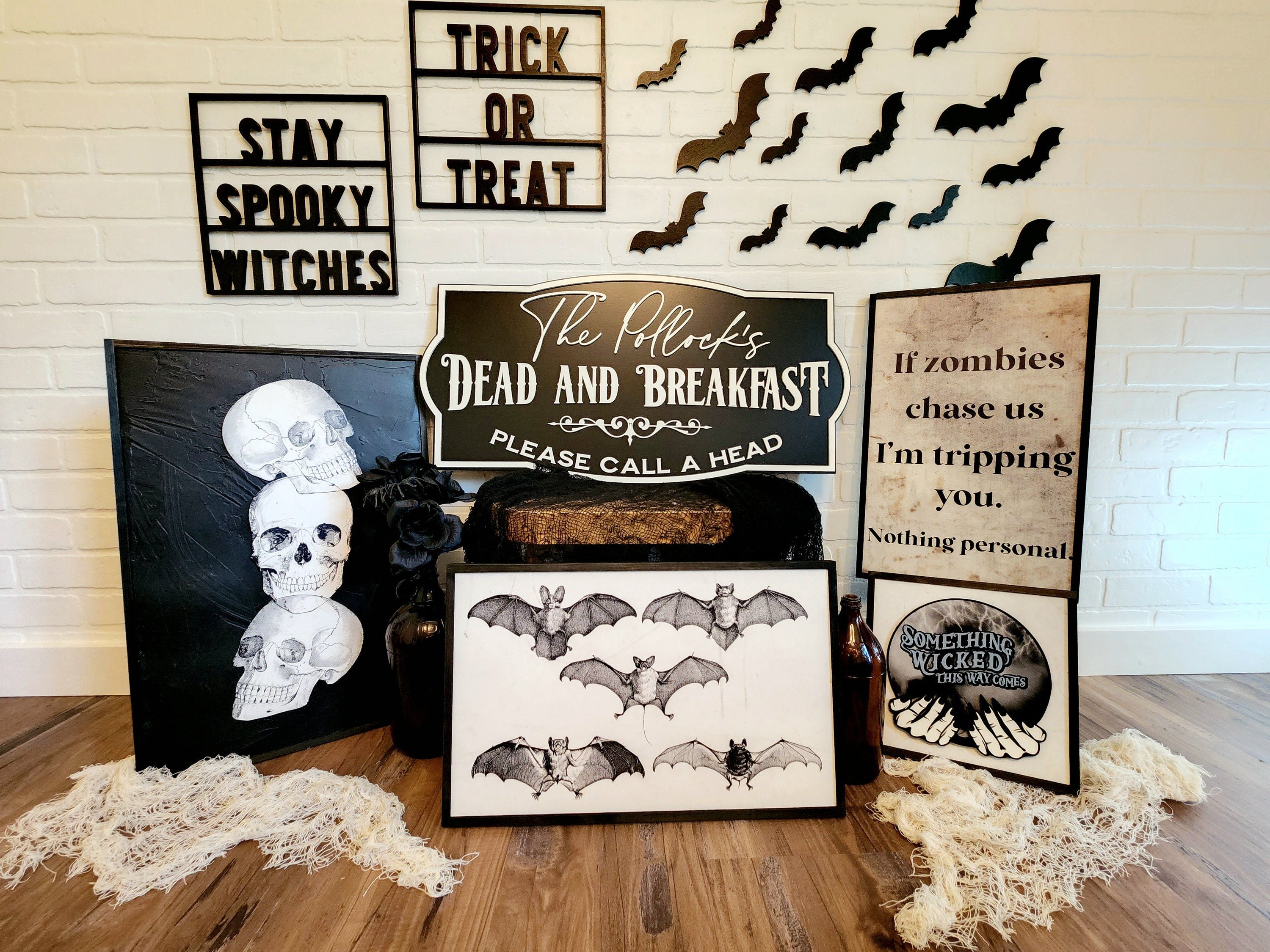 Stay Spooky Witches Sign - Spooky Vibes