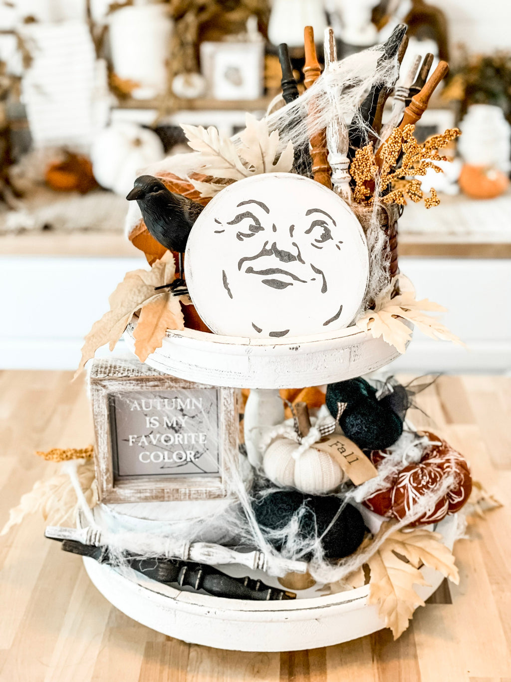Man In the moon sign - Halloween decor