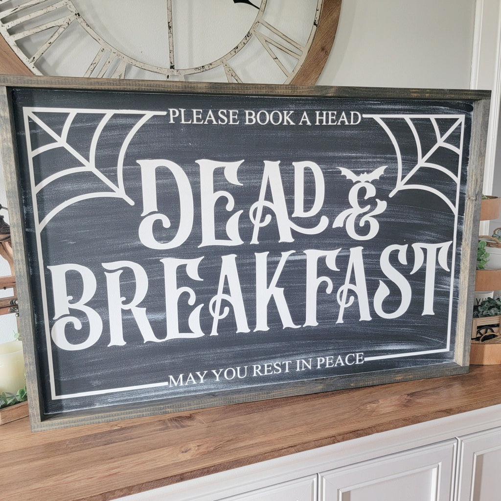 Farmhouse Halloween Sign - Halloween Wood Décor