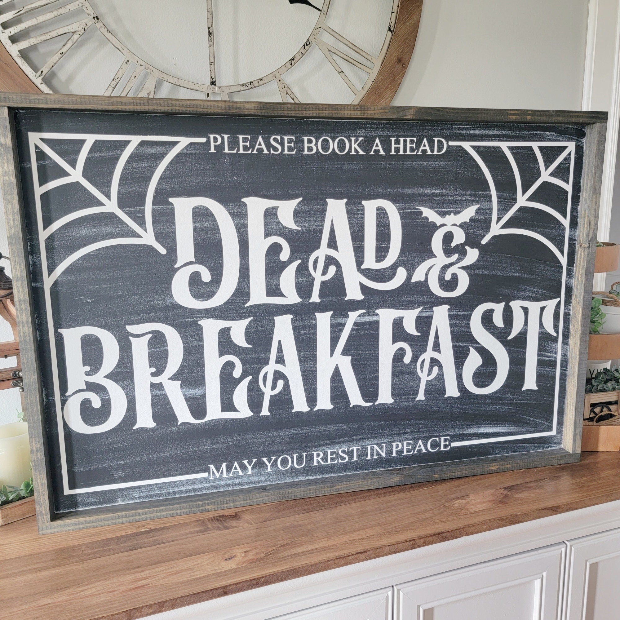 Farmhouse Halloween Sign - Halloween Wood Décor