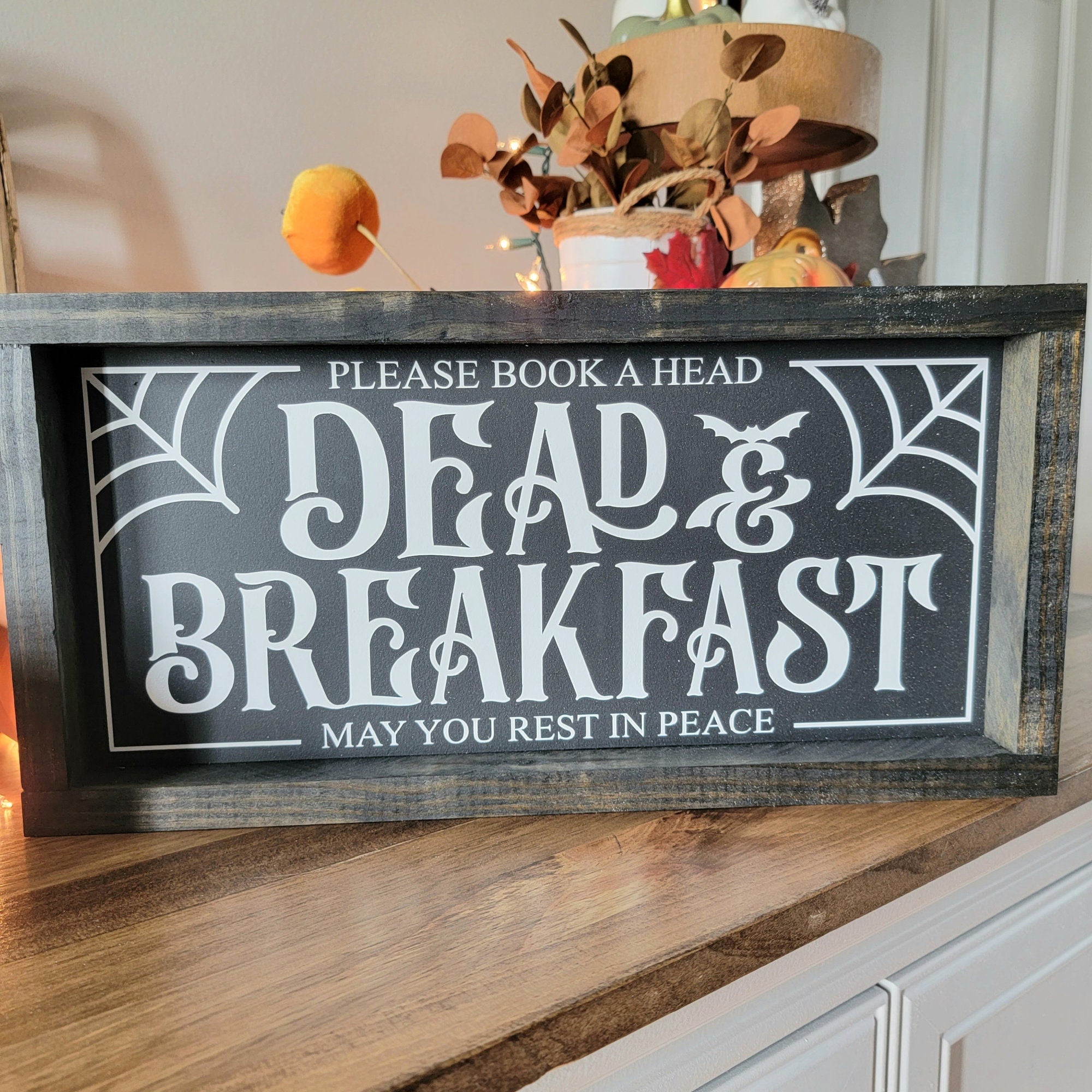 Farmhouse Halloween Sign - Halloween Wood Décor