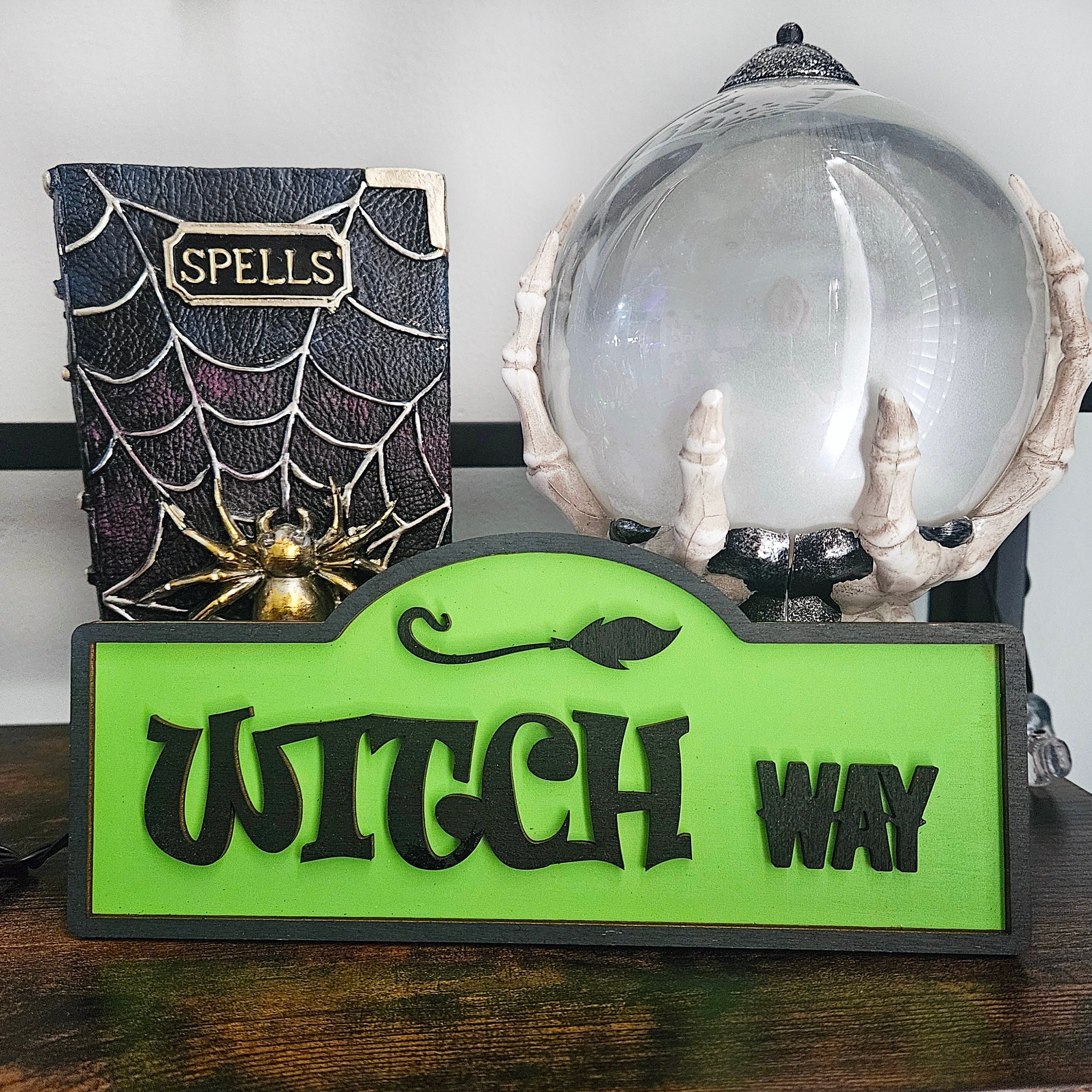 Halloween Street Sign Wood Home Décor