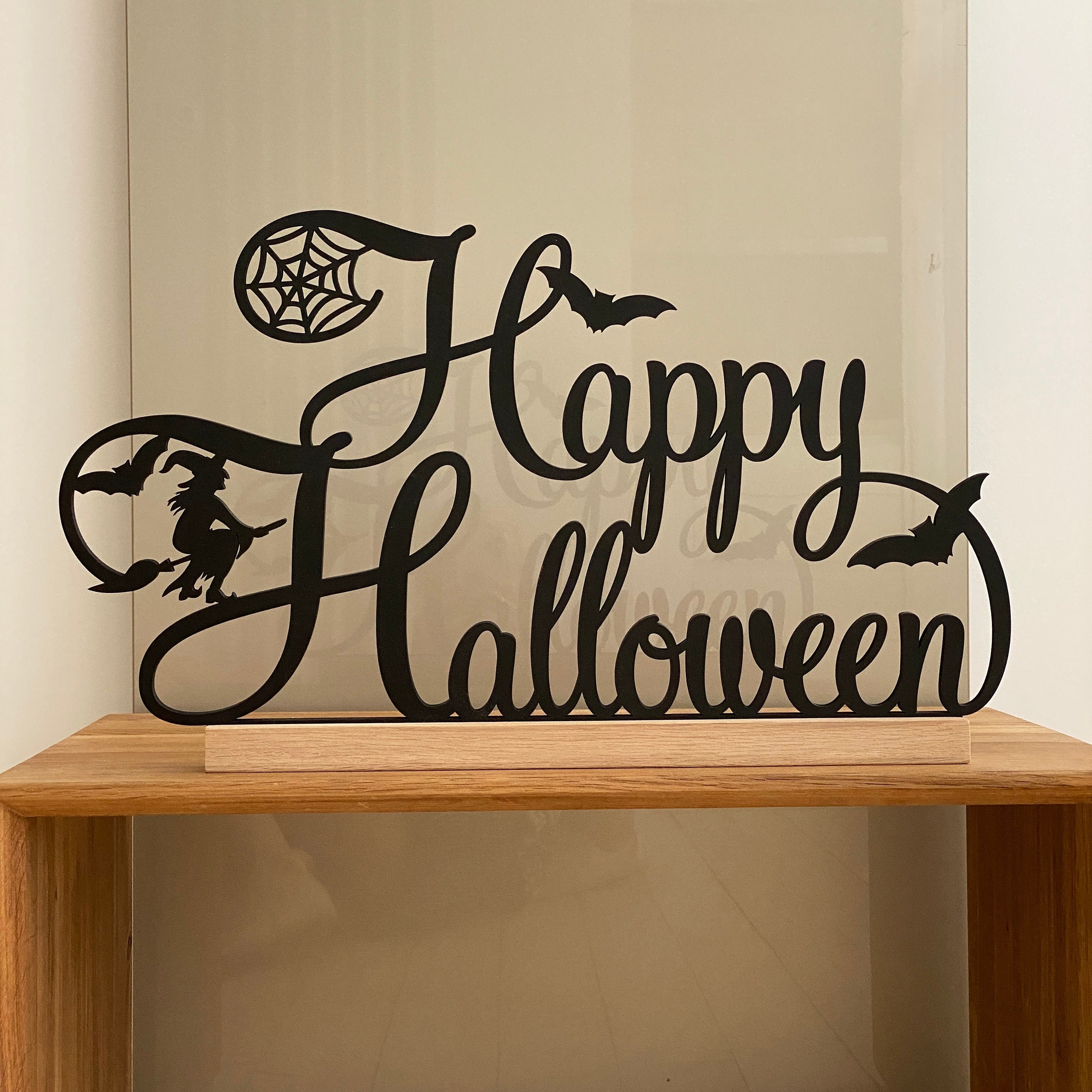 Freestanding Happy Halloween Sign