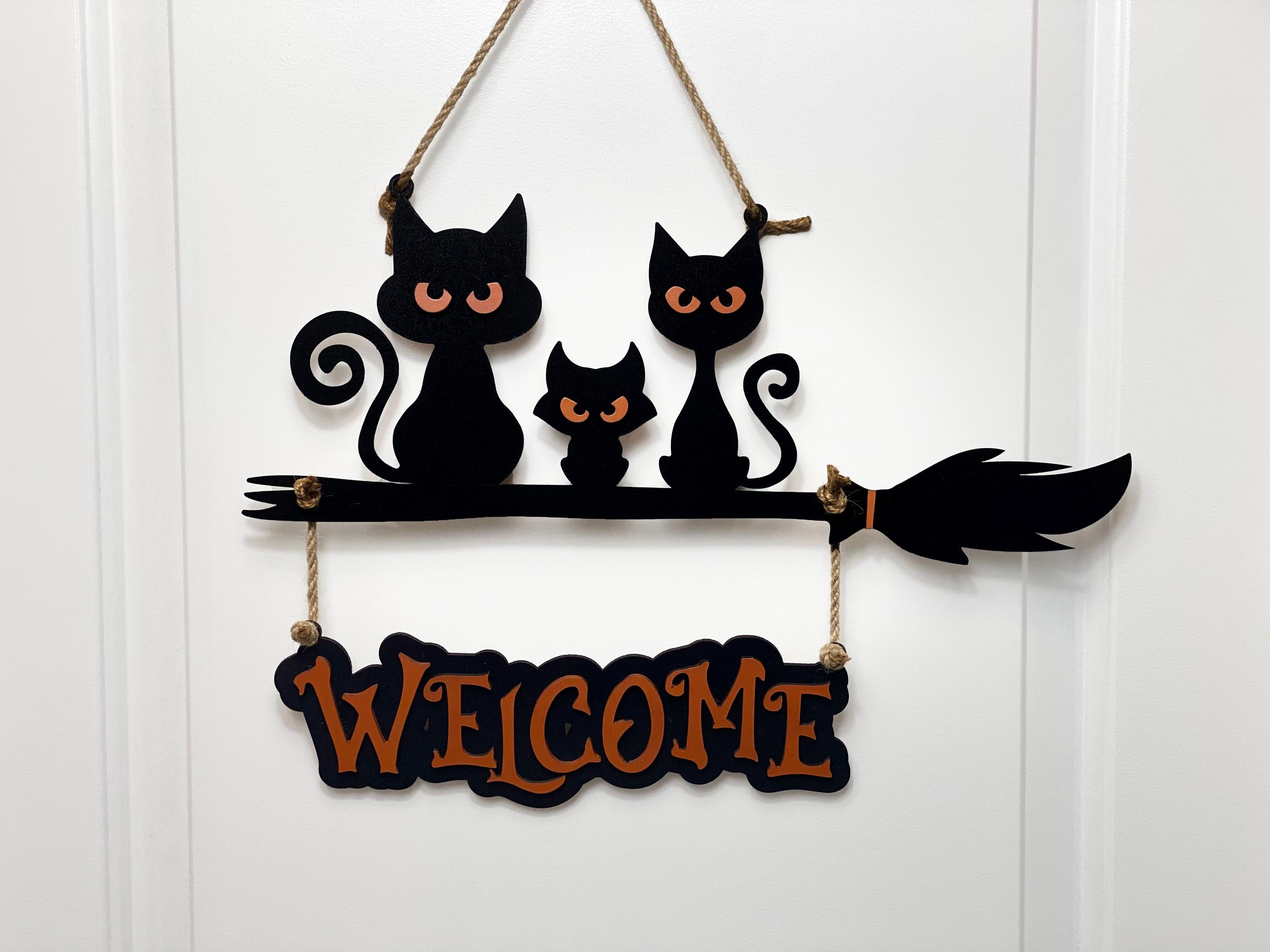 Wooden 3D Welcome Door Sign