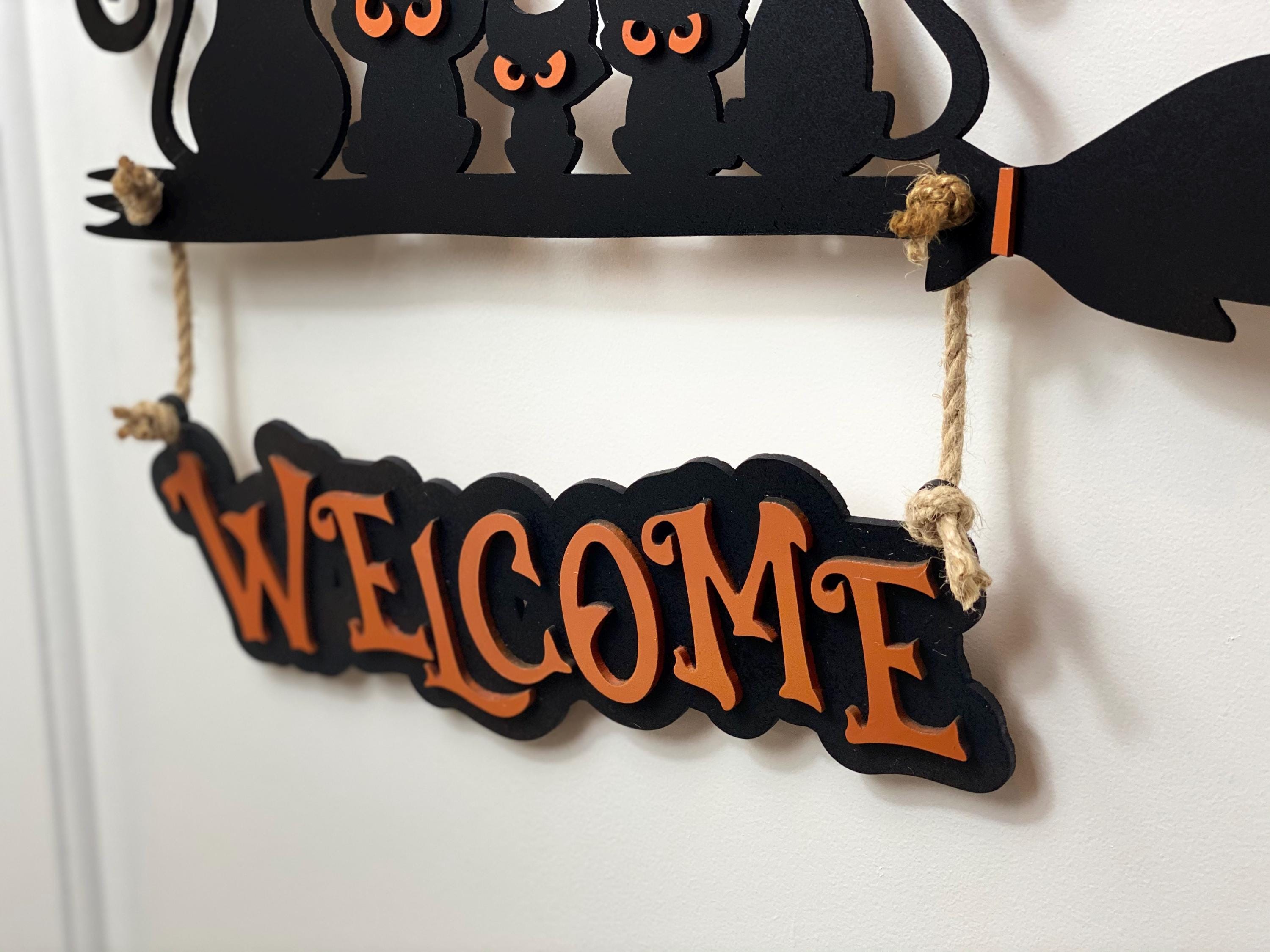 Wooden 3D Welcome Door Sign