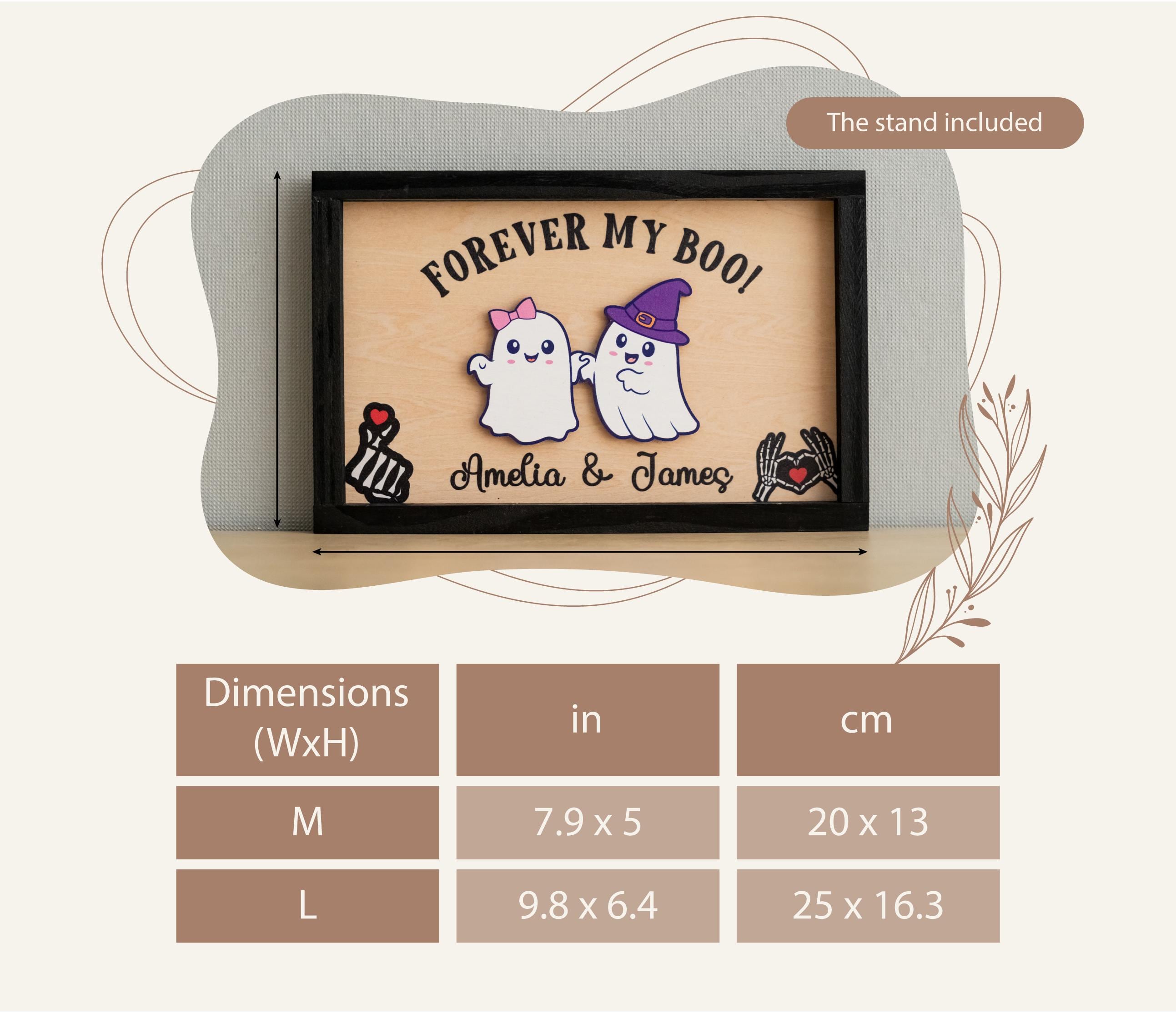 Personalized Forever My Boo Sign