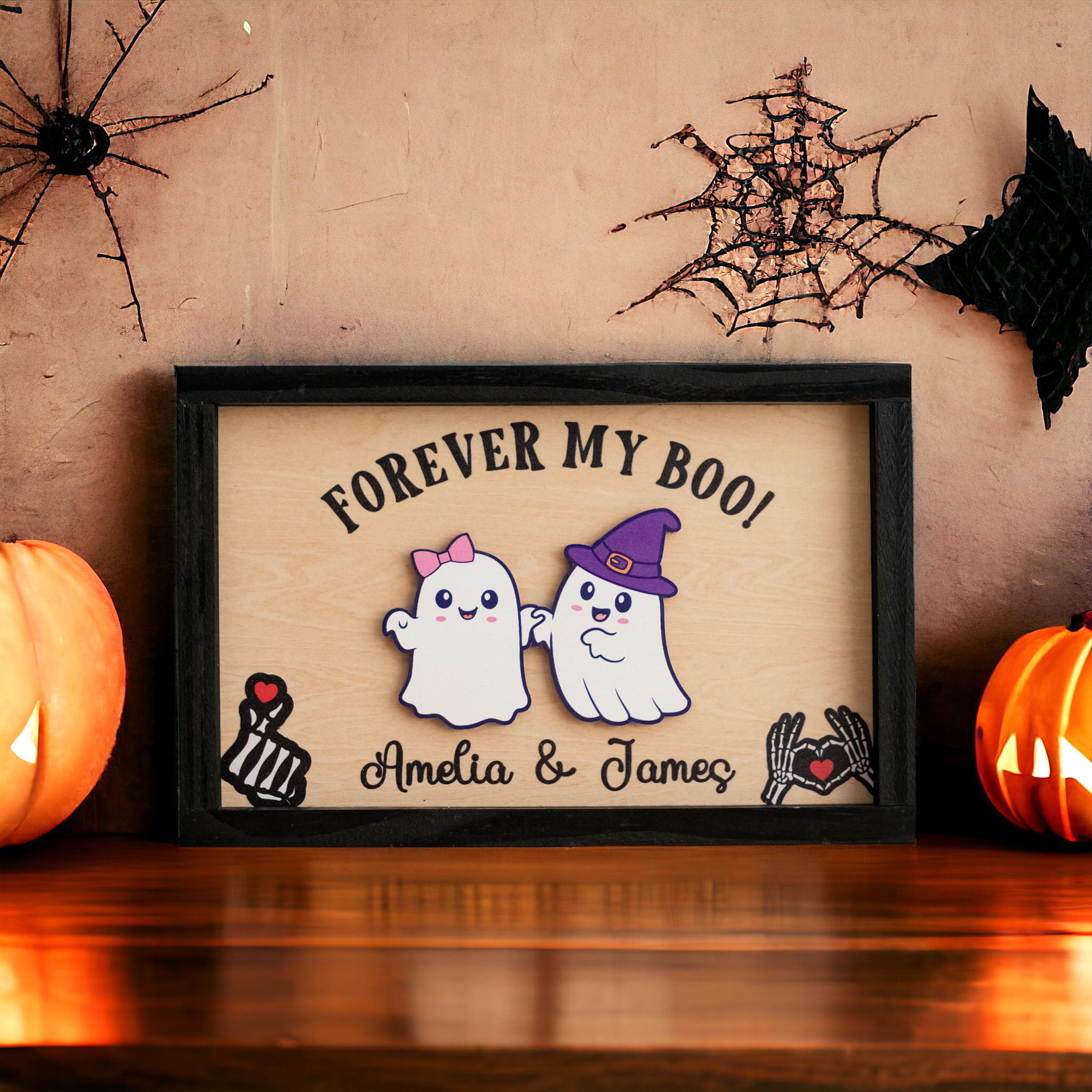 Personalized Forever My Boo Sign