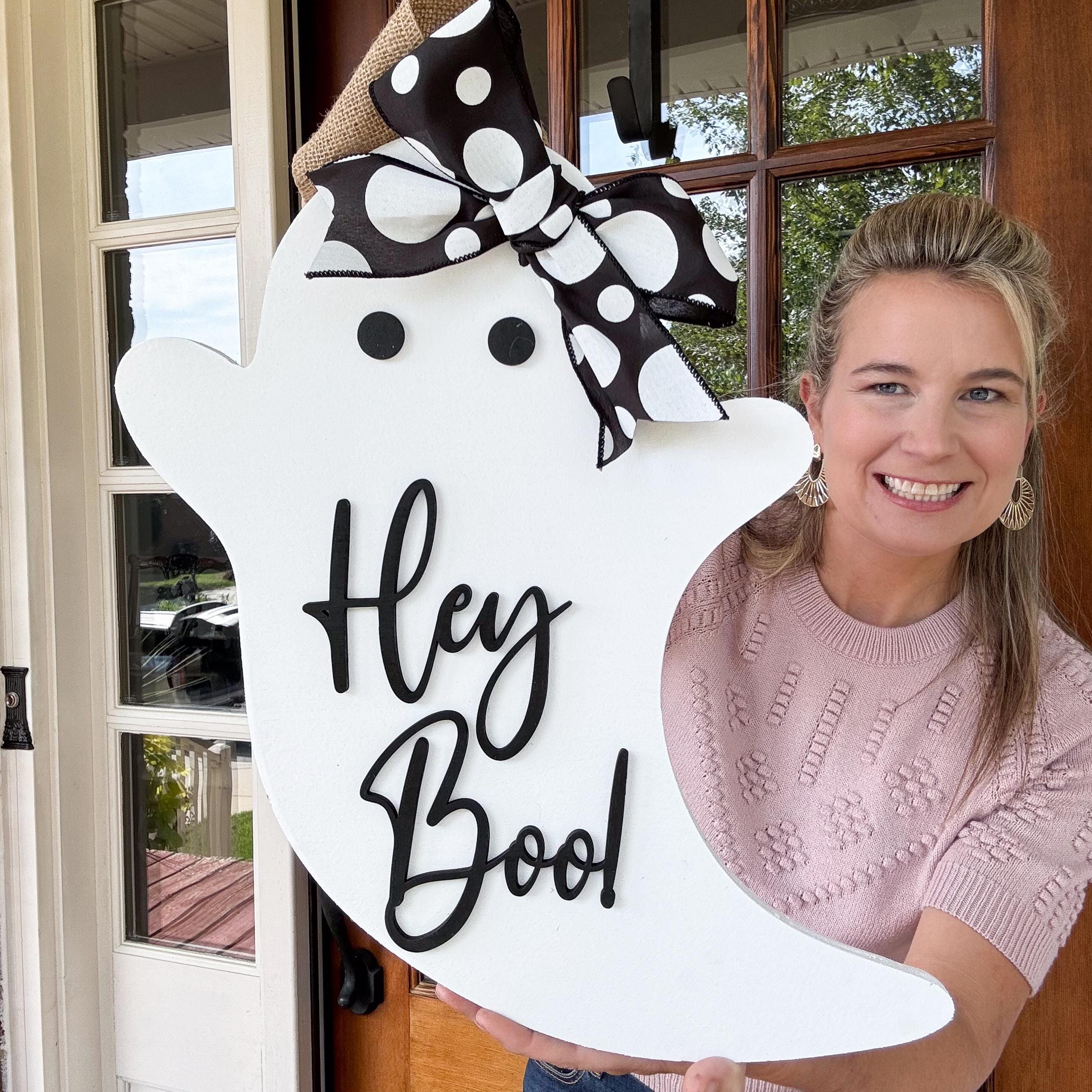 Ghost Door Hanger - Halloween Door Hanger