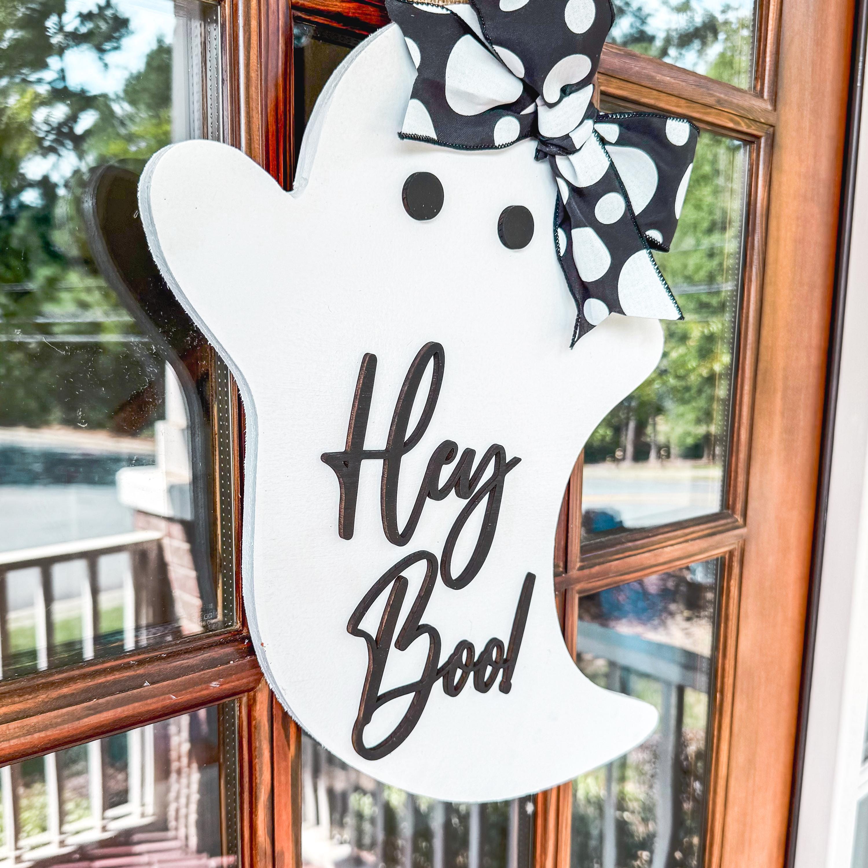 Ghost Door Hanger - Halloween Door Hanger