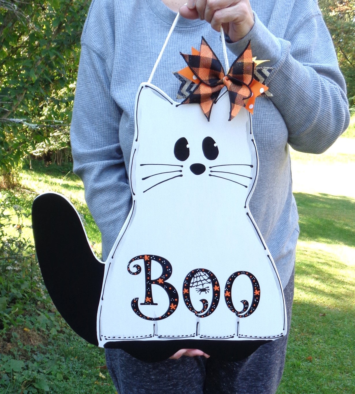 Autumn Fall Wood Wooden Door Hanger