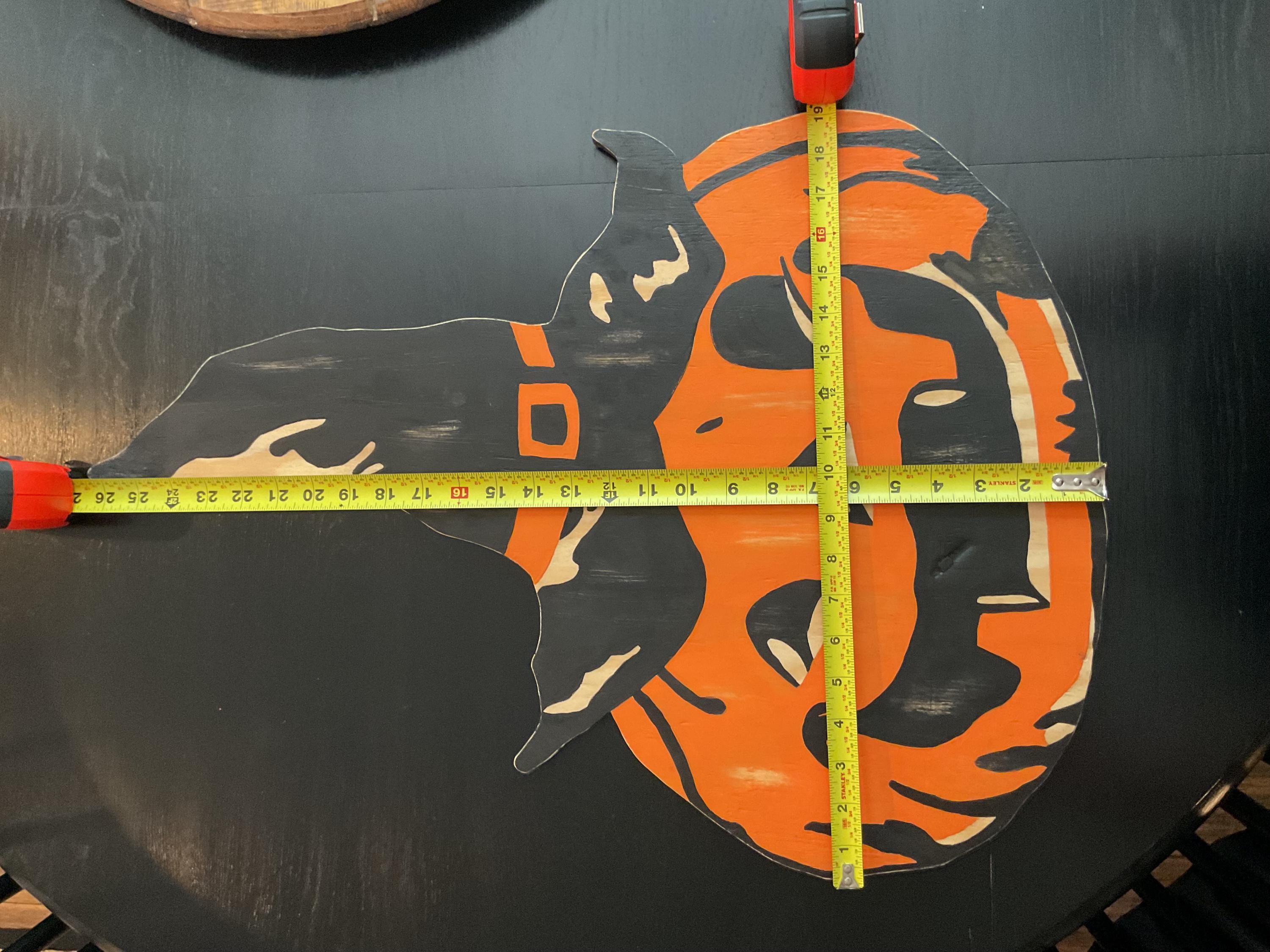 Retro Jack O'Lantern Sign by October Road Sign