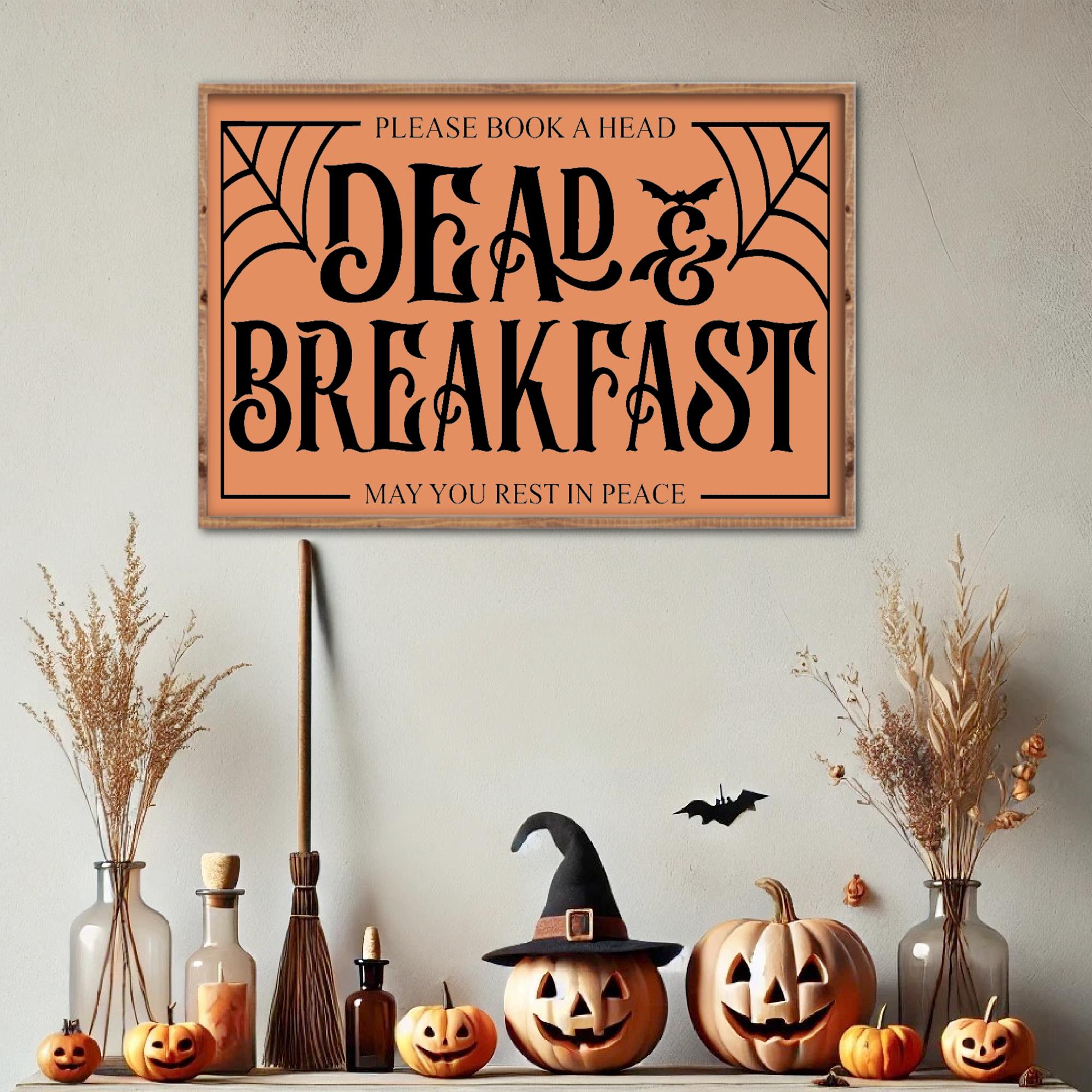 Farmhouse Halloween Sign - Halloween Wood Décor