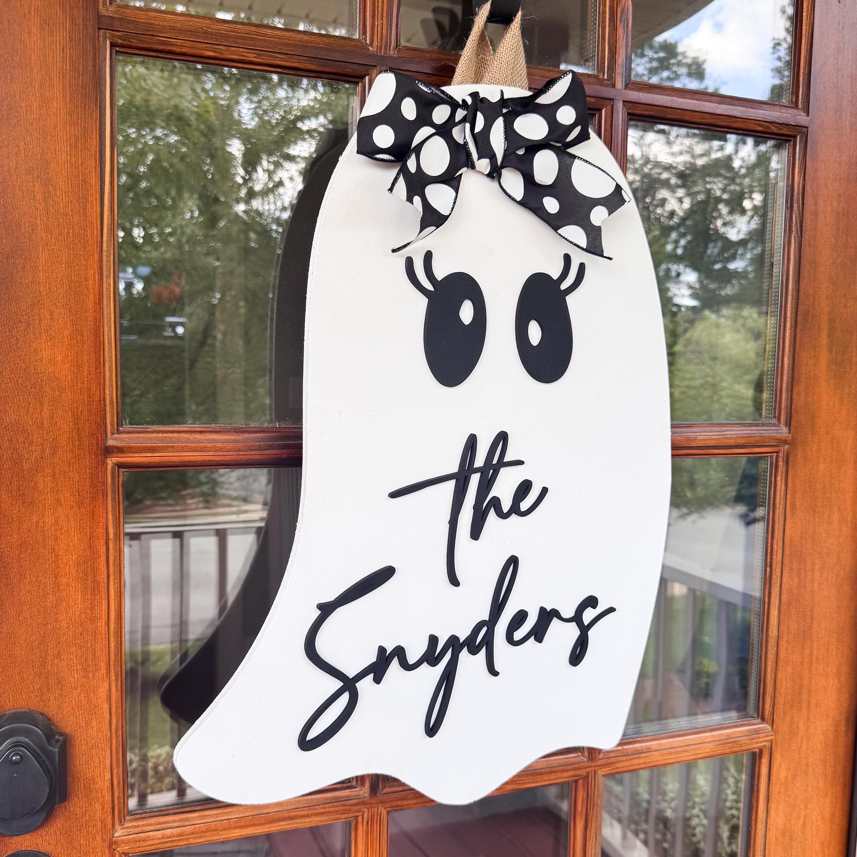 Ghost Door Hanger - Halloween Door Hanger