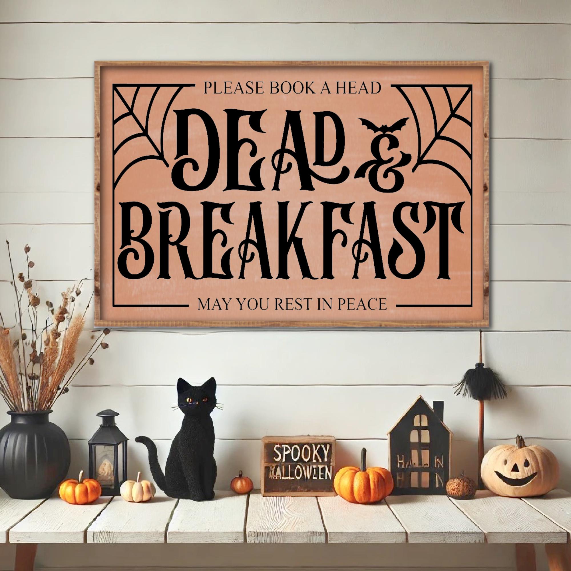 Farmhouse Halloween Sign - Halloween Wood Décor