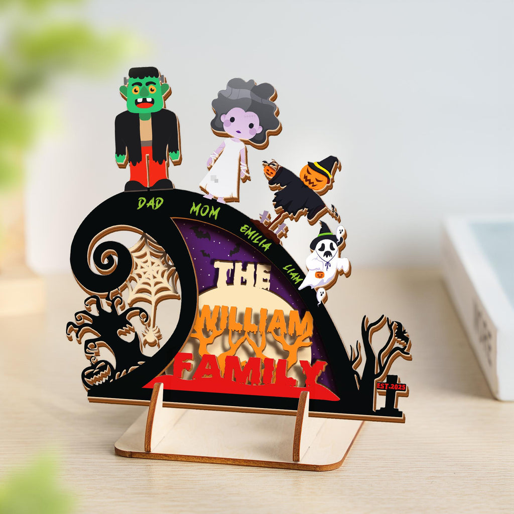 Personalized Halloween Family Sign